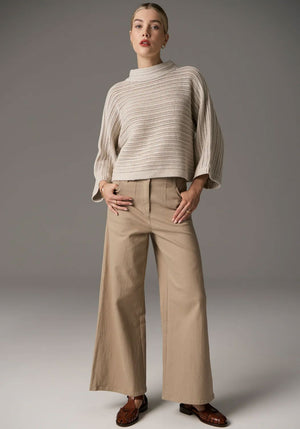 POL Daily Boxy Knit - Natural Jumpers + Knitwear - Zabecca Living