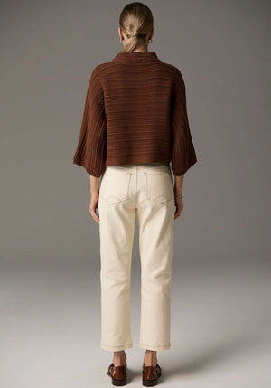 POL Daily Boxy Knit - Toffee Jumpers + Knitwear - Zabecca Living