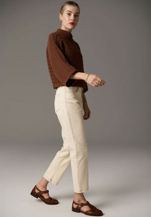 POL Daily Boxy Knit - Toffee Jumpers + Knitwear - Zabecca Living