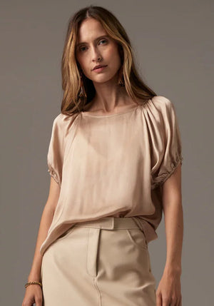 POL Estel Top - Pebble Shirts & Blouses - Zabecca Living