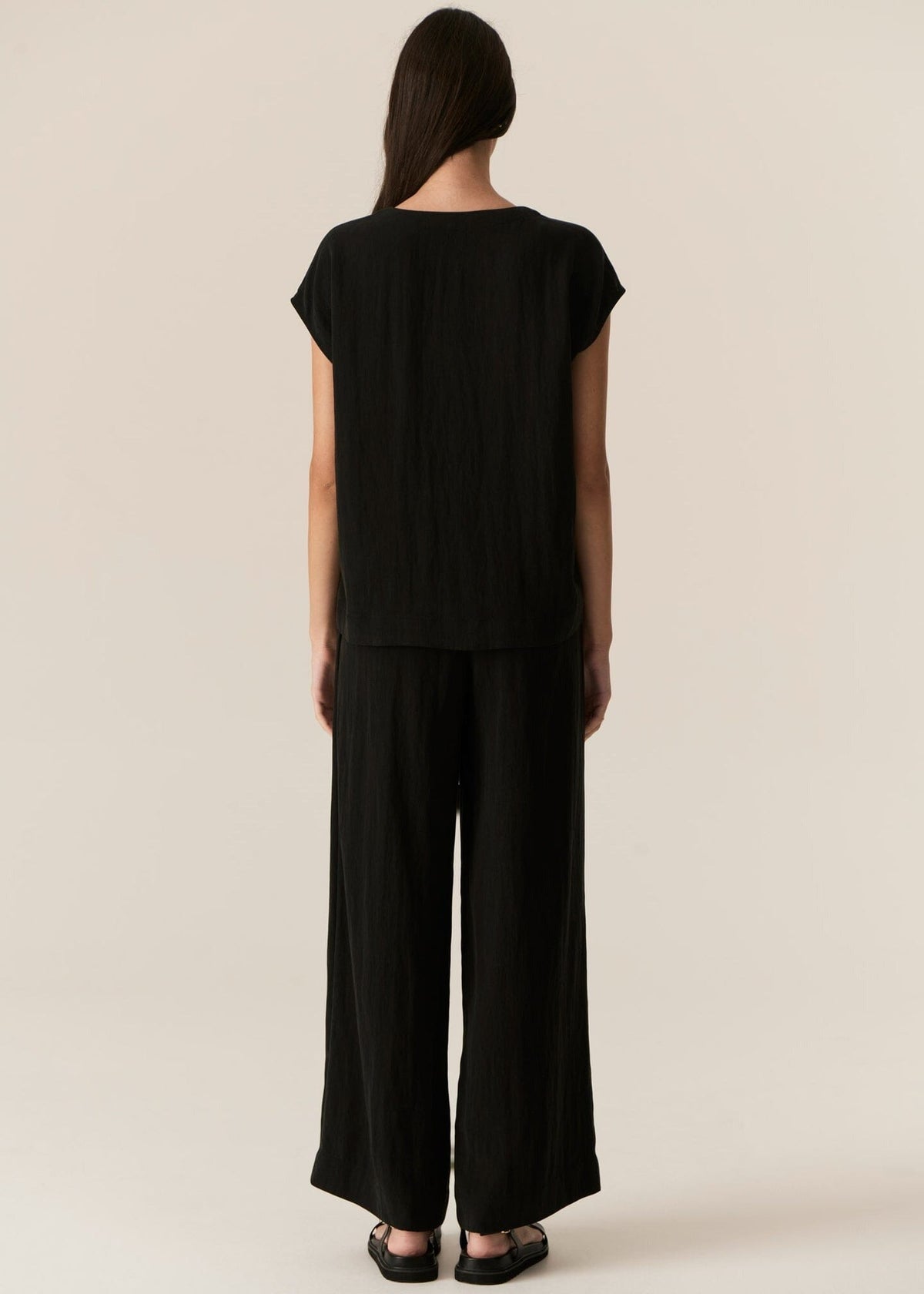 POL Faire Top - Black Shirts & Blouses - Zabecca Living