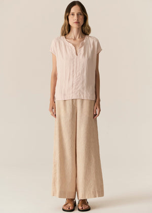 POL Faire Top - Blush Shirts & Blouses - Zabecca Living