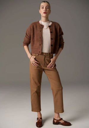 POL Finlay Cardigan - Rust CARDIGAN - Zabecca Living