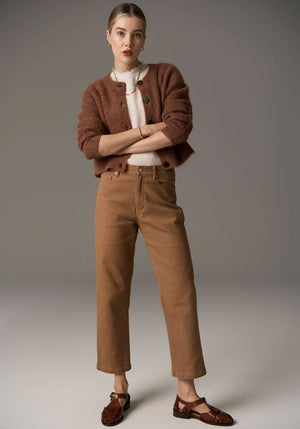 POL Finlay Cardigan - Rust CARDIGAN - Zabecca Living
