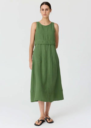 POL Frankie Double Layer Dress - Fern DRESS - Zabecca Living