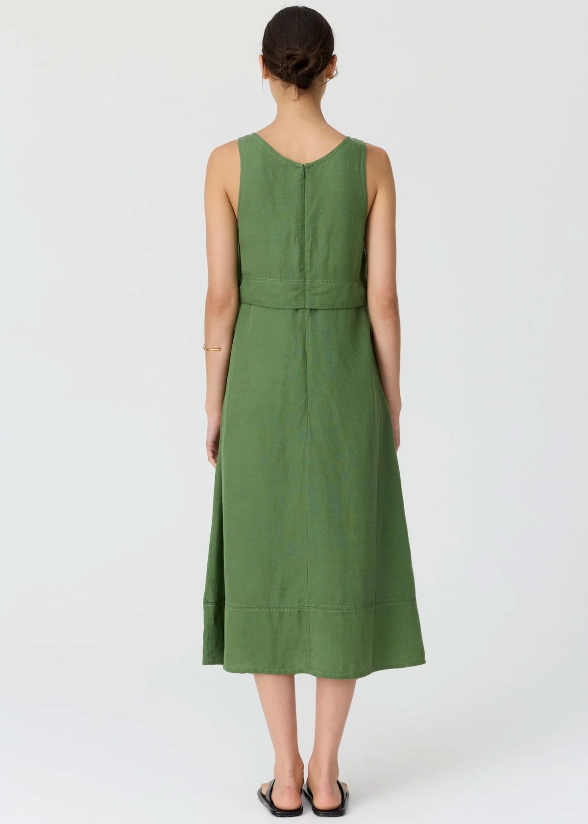 POL Frankie Double Layer Dress - Fern DRESS - Zabecca Living