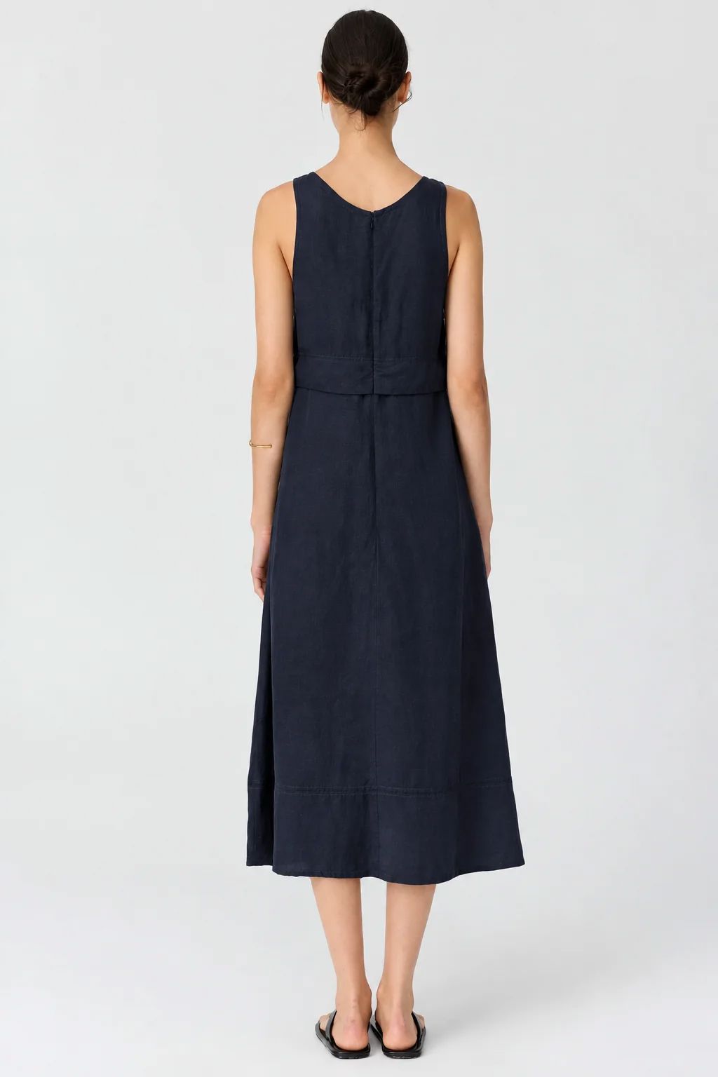 POL Frankie Double Layer Dress - Ink DRESS - Zabecca Living