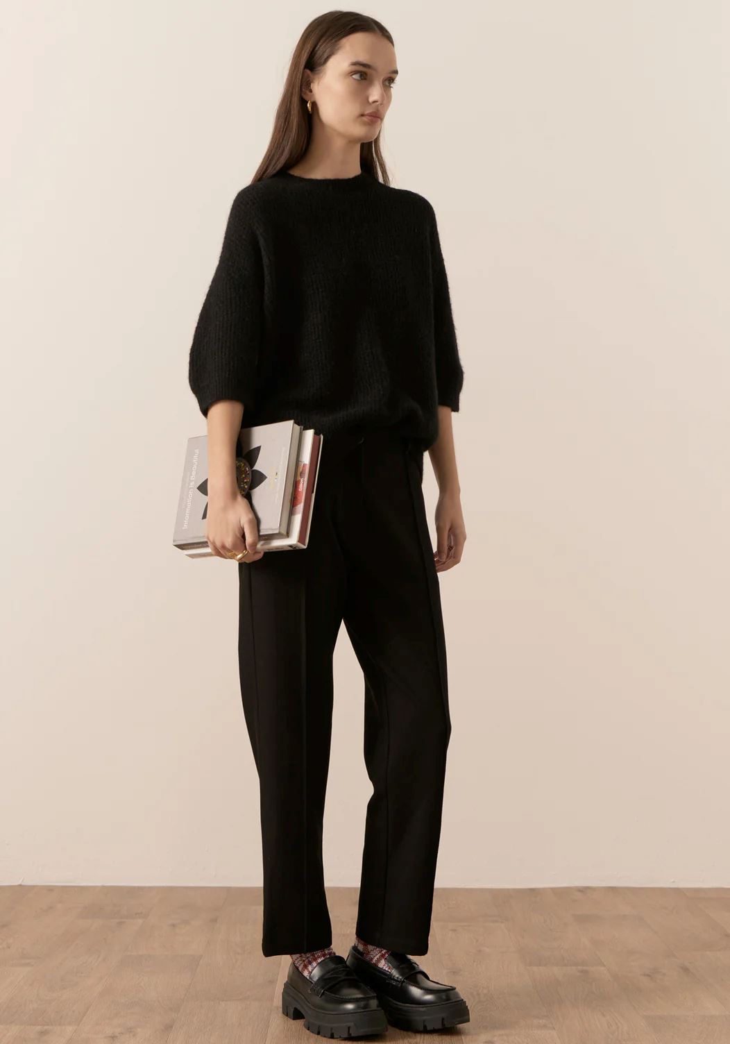 POL Garcia Cigarette Pant - Black PANTS - Zabecca Living