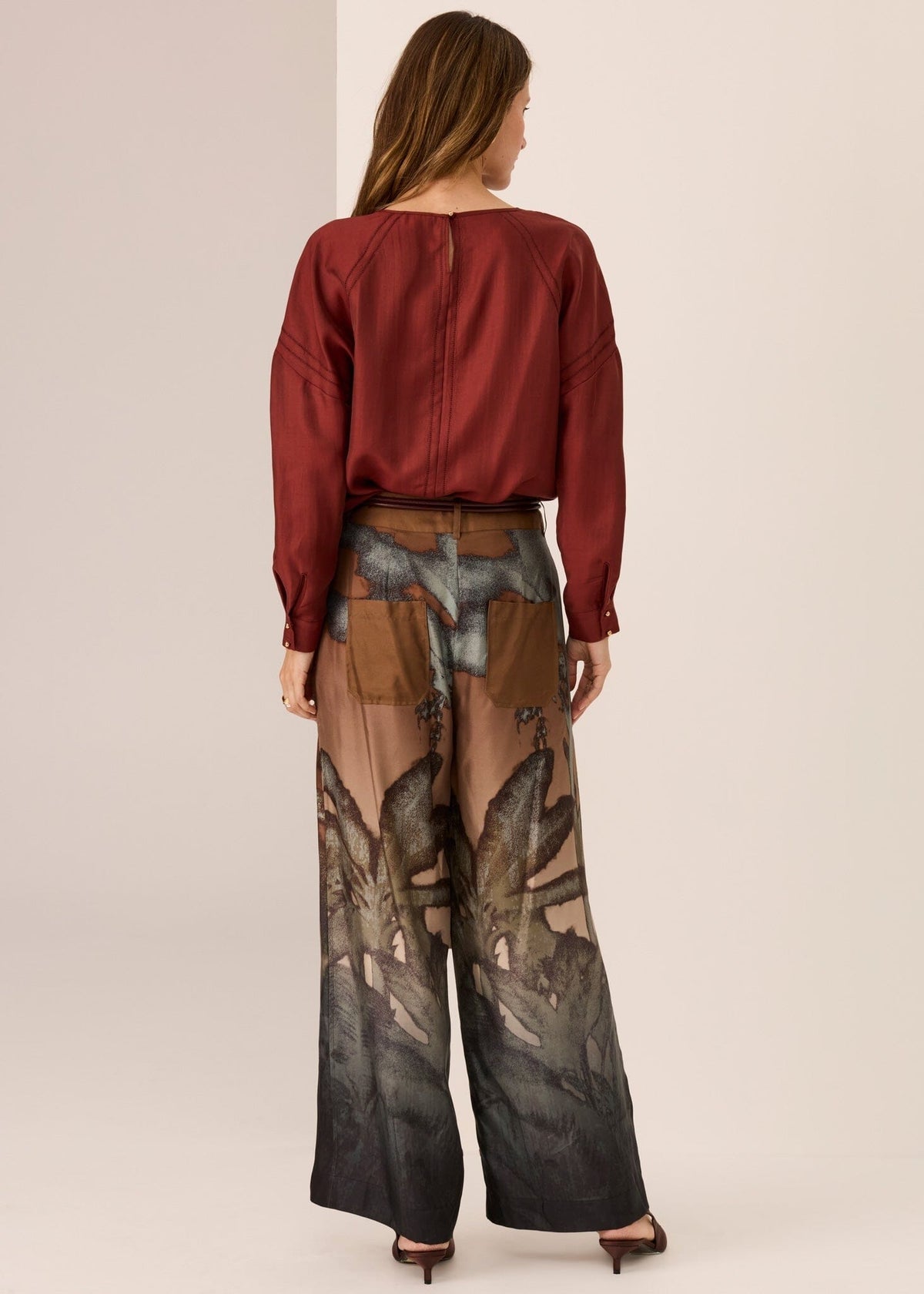 POL Nora Top - Wine Shirts & Blouses - Zabecca Living