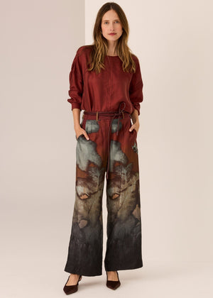 POL Nora Top - Wine Shirts & Blouses - Zabecca Living
