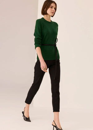 POL Orson Crew Knit - Green Jumpers + Knitwear - Zabecca Living