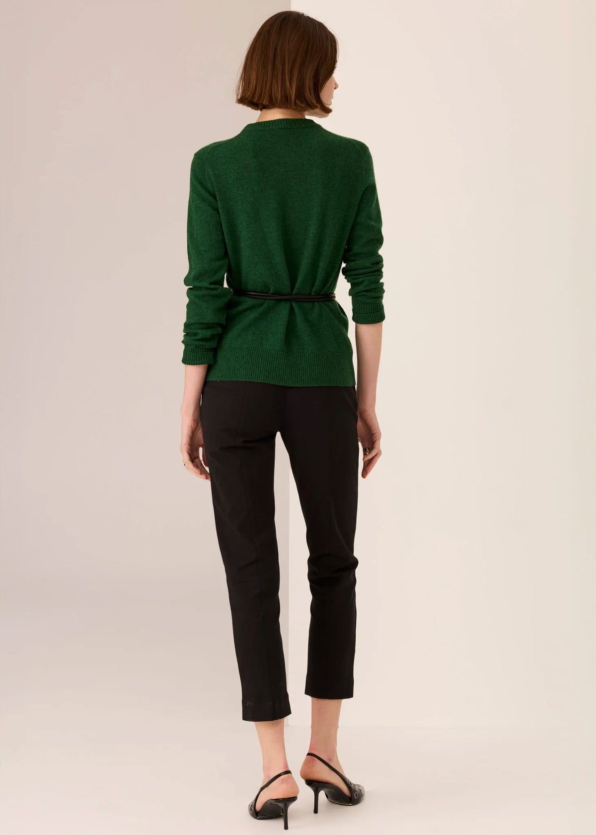 POL Orson Crew Knit - Green Jumpers + Knitwear - Zabecca Living