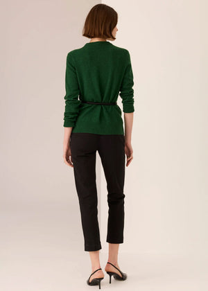 POL Orson Crew Knit - Green Jumpers + Knitwear - Zabecca Living