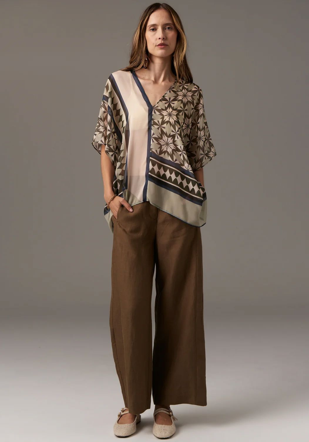POL Riley Pant - Khaki PANTS - Zabecca Living