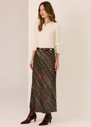 POL Tate Henley Knit - White Jumpers + Knitwear - Zabecca Living