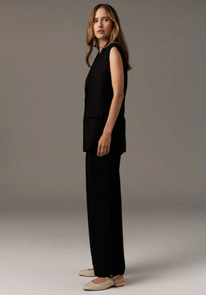 POL Tech Cargo Pant - Black PANTS - Zabecca Living