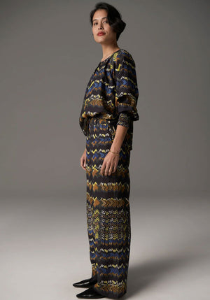 POL Wide Leg Pant - Kolide Print PANTS - Zabecca Living