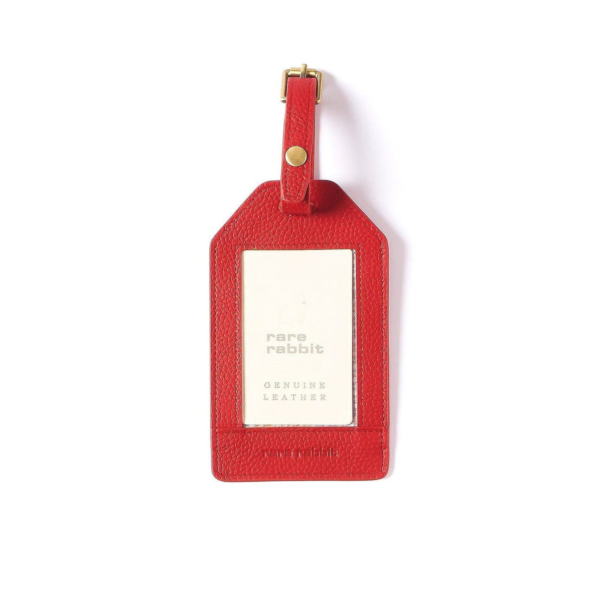 RARE RABBIT Luggage Tag - Red Luggage Tag - Zabecca Living
