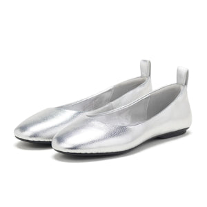 ROLLIE Ballet Flat - Silver Tumble SHOES - Zabecca Living
