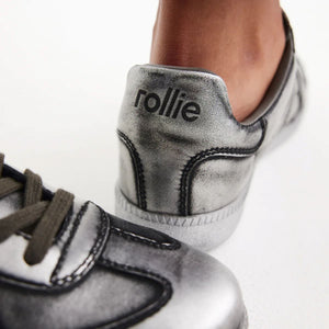 ROLLIE Pace Sneaker - All Brushed Silver FOOTWEAR - Zabecca Living