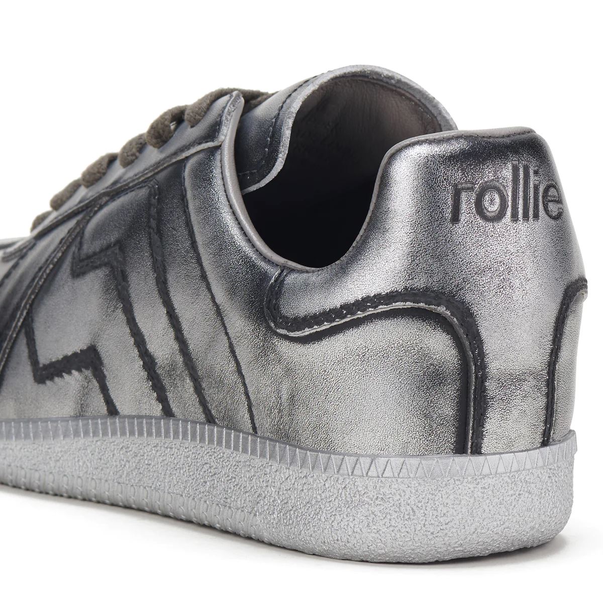 ROLLIE Pace Sneaker - All Brushed Silver FOOTWEAR - Zabecca Living