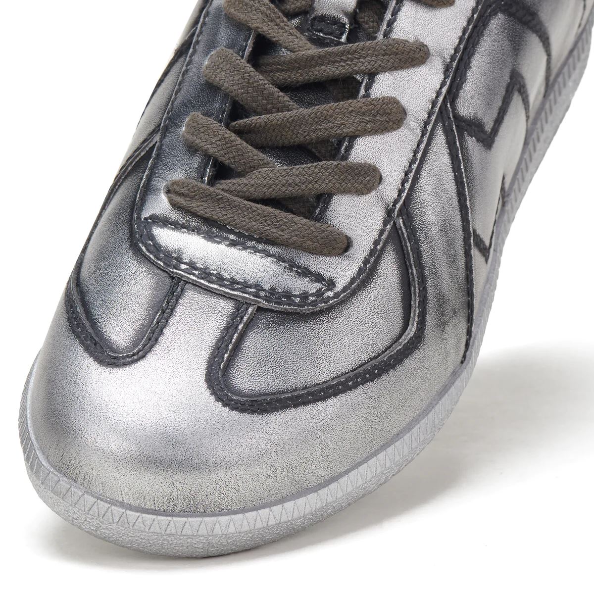 ROLLIE Pace Sneaker - All Brushed Silver FOOTWEAR - Zabecca Living