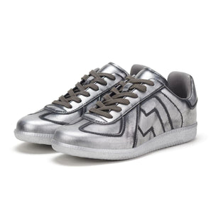 ROLLIE Pace Sneaker - All Brushed Silver FOOTWEAR - Zabecca Living