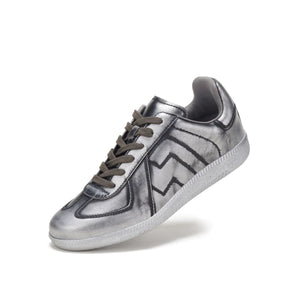 ROLLIE Pace Sneaker - All Brushed Silver FOOTWEAR - Zabecca Living