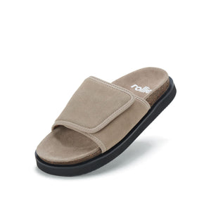 ROLLIE Rhodes Slide - Taupe SANDALS - Zabecca Living