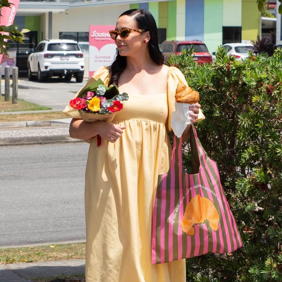 RUBY OLIVE Shopping Bag - Breakfast at Tiffany's SHOPPING BAG - Zabecca Living