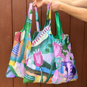 RUBY OLIVE Shopping Bag - Deb McNaughton Amazon SHOPPING BAG - Zabecca Living