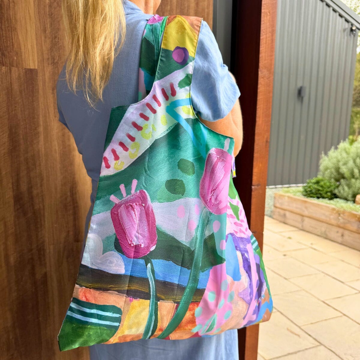 RUBY OLIVE Shopping Bag - Deb McNaughton Amazon SHOPPING BAG - Zabecca Living