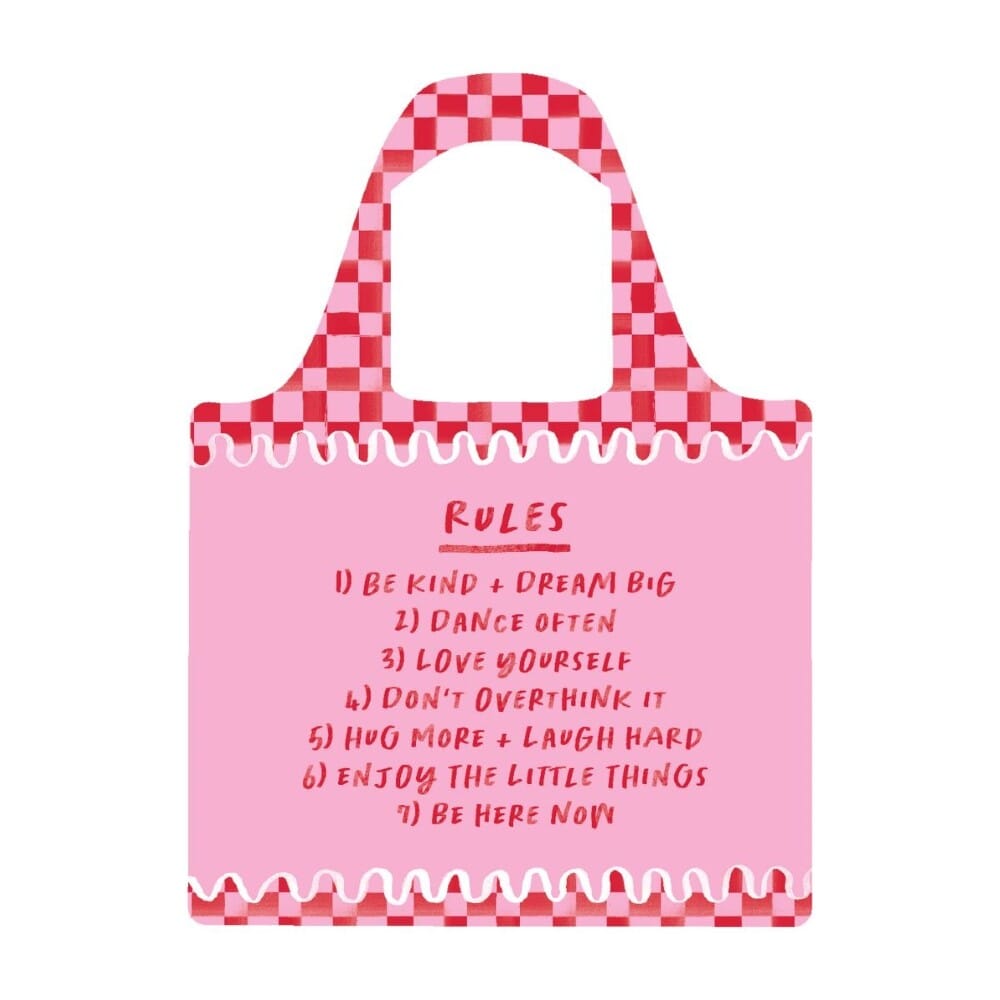 RUBY OLIVE Shopping Bag - Rules To Live By SHOPPING BAG - Zabecca Living