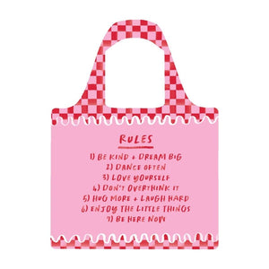 RUBY OLIVE Shopping Bag - Rules To Live By SHOPPING BAG - Zabecca Living