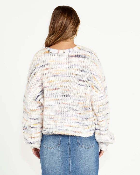 SASS Pepper Space Cardi - Rainbow Marle CARDIGAN - Zabecca Living