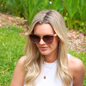 SOEK Bella Sunglasses - Champagne Sunglasses - Zabecca Living