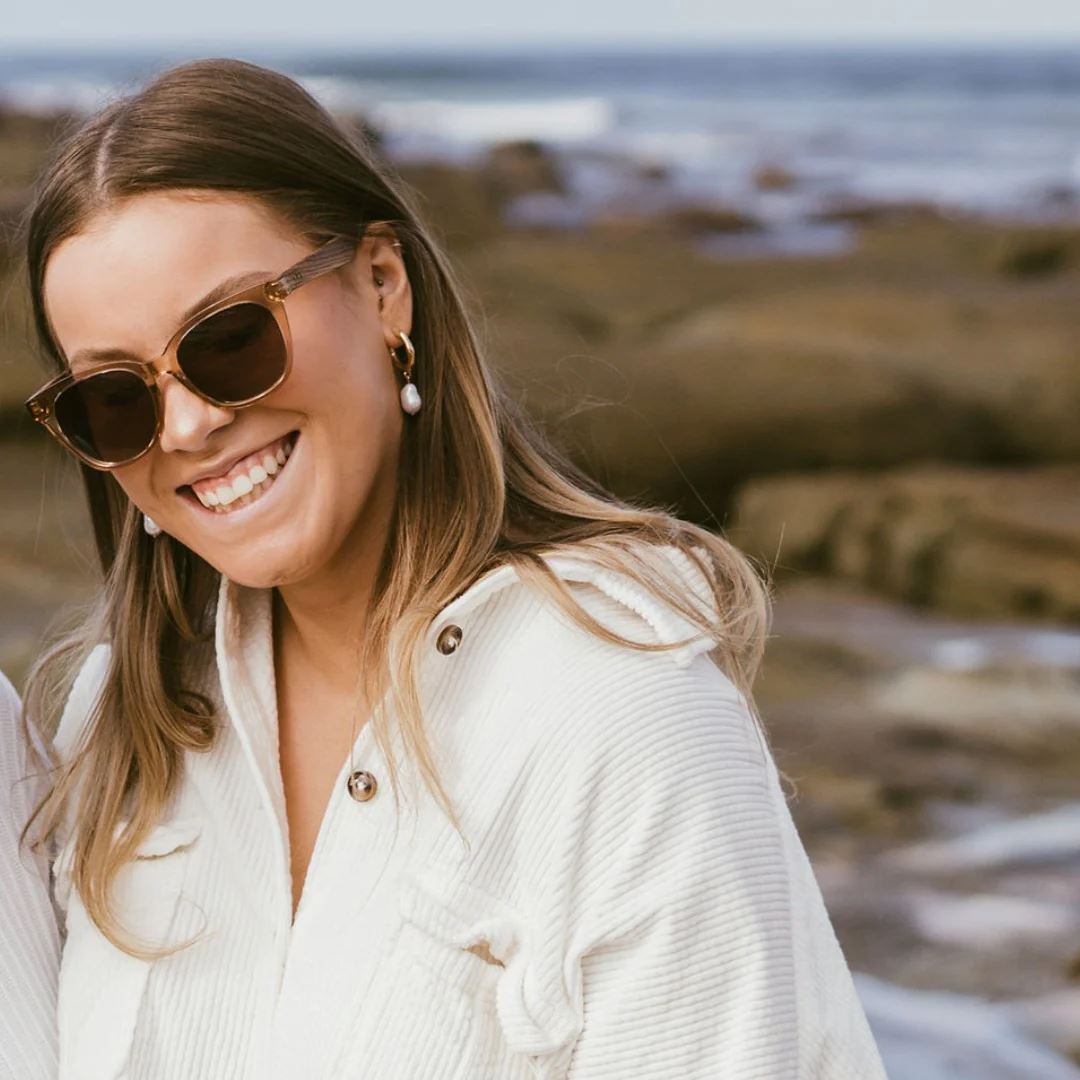 SOEK Lila Grace Sunglasses - Champagne Sunglasses - Zabecca Living