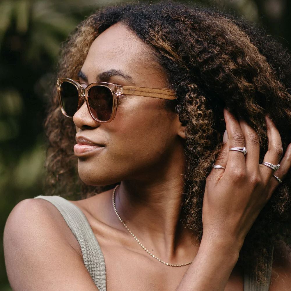 SOEK Lila Grace Sunglasses - Champagne Sunglasses - Zabecca Living