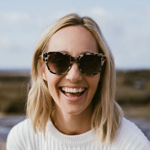 SOEK Lila Grace Sunglasses - Ivory Tortoise Sunglasses - Zabecca Living