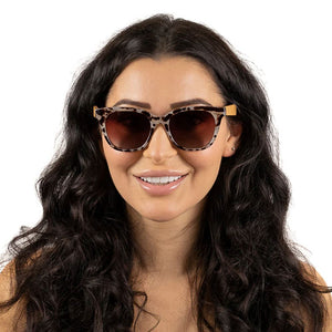 SOEK Lila Grace Sunglasses - Ivory Tortoise Sunglasses - Zabecca Living