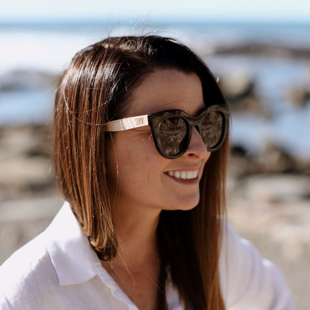 SOEK Milla Sunglasses - Khaki Sunglasses - Zabecca Living