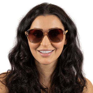 SOEK Scarlett Sunglasses - Champagne Sunglasses - Zabecca Living