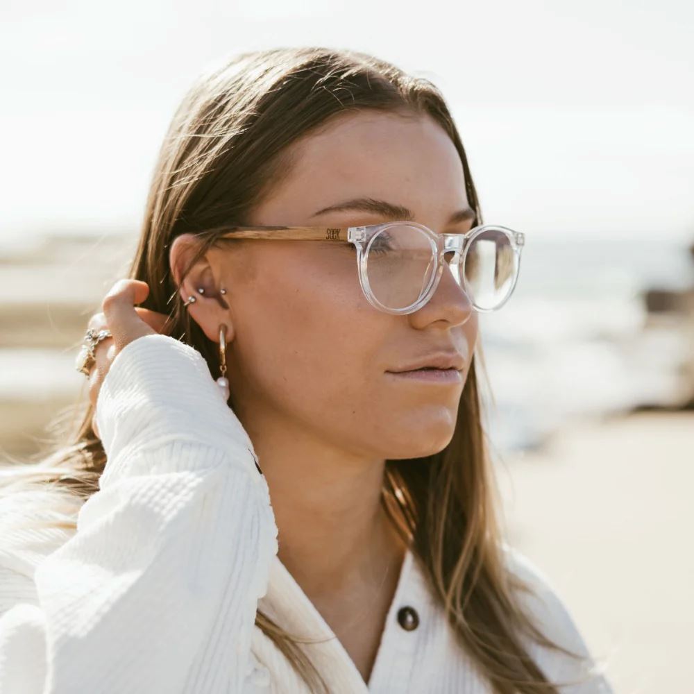 SOEK Wineglass Bay Magnifying Glasses - Clear Sunglasses - Zabecca Living