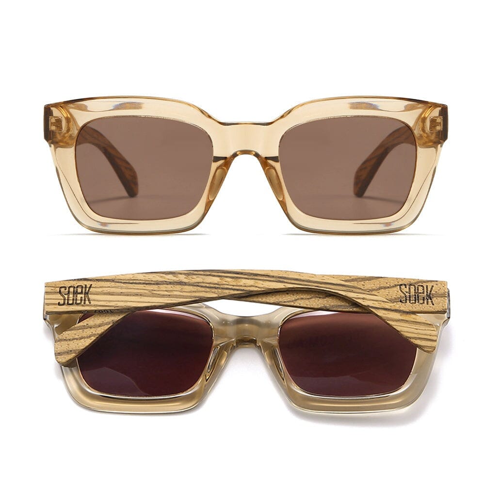 SOEK Zahra Sunglasses - Champagne Sunglasses - Zabecca Living