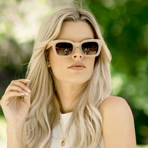 SOEK Zahra Sunglasses - Nude Sunglasses - Zabecca Living