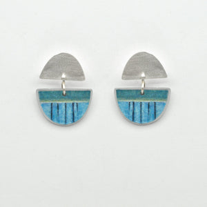 STEFANIA Sardinia Mediterranea Small Earrings - Cerulean Earrings - Zabecca Living