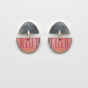 STEFANIA Sardinia Mediterranea Small Earrings - Terracotta Earrings - Zabecca Living