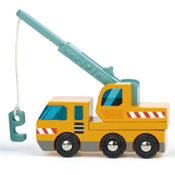 TENDER LEAF Wooden Construction Crane Truck PRE-SCHOOL (3-5 Yrs) - Zabecca Living