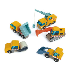 TENDER LEAF Wooden Construction Excavator PRE-SCHOOL (3-5 Yrs) - Zabecca Living