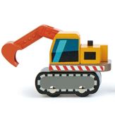 TENDER LEAF Wooden Construction Excavator PRE-SCHOOL (3-5 Yrs) - Zabecca Living